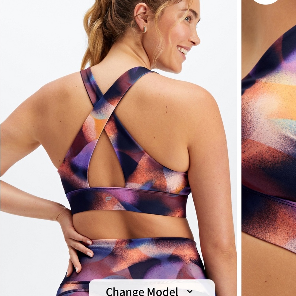 NET Oasis Twist Front Sports Bra